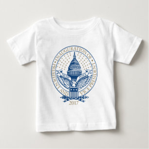 Camiseta Para Bebê Inauguração Presidencial 2017: Donald Trump Pence