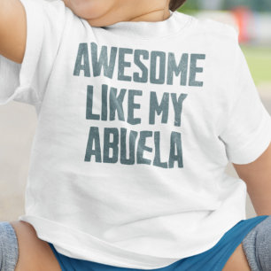 Camiseta Para Bebê INCRÍVEL COMO A MINHA AVÓ Engraçado