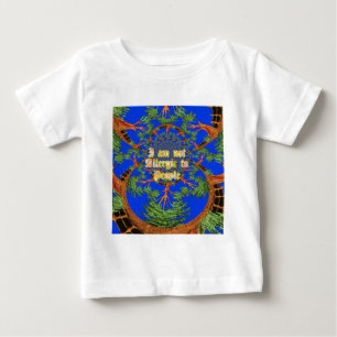 Camiseta Para Bebê Incrível Hakuna Matata Eu não sou alérgico a pesso