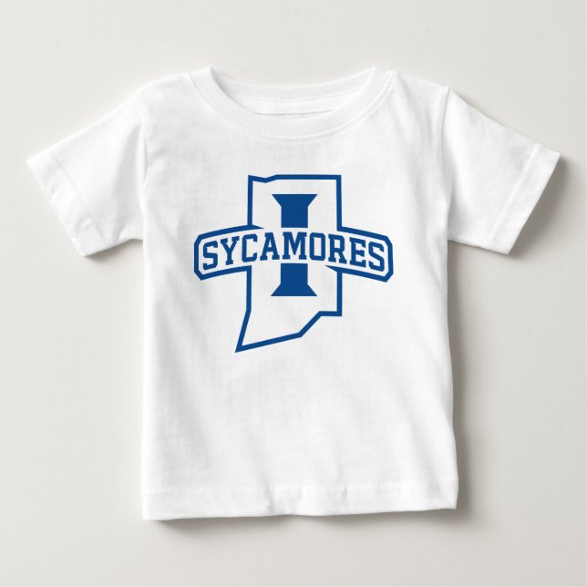 Camiseta Para Bebê Indiana State University Sycamores (Frente)