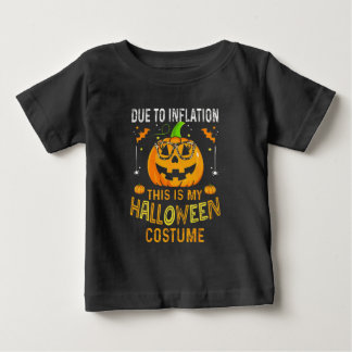 Camiseta Para Bebê Inflação Engraçada Feira de Halloween Figurume Pum