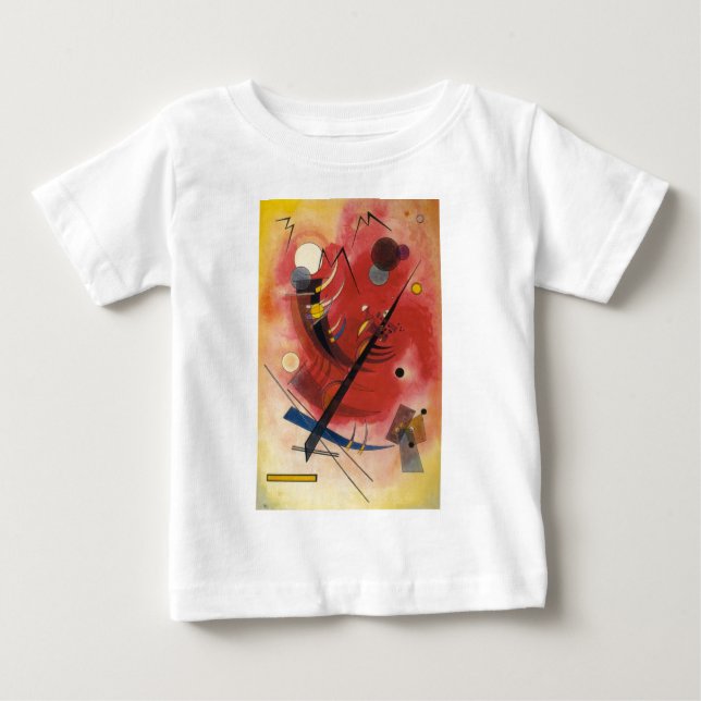 Camiseta Para Bebê Inner Simmering Abstrato Painting (Frente)