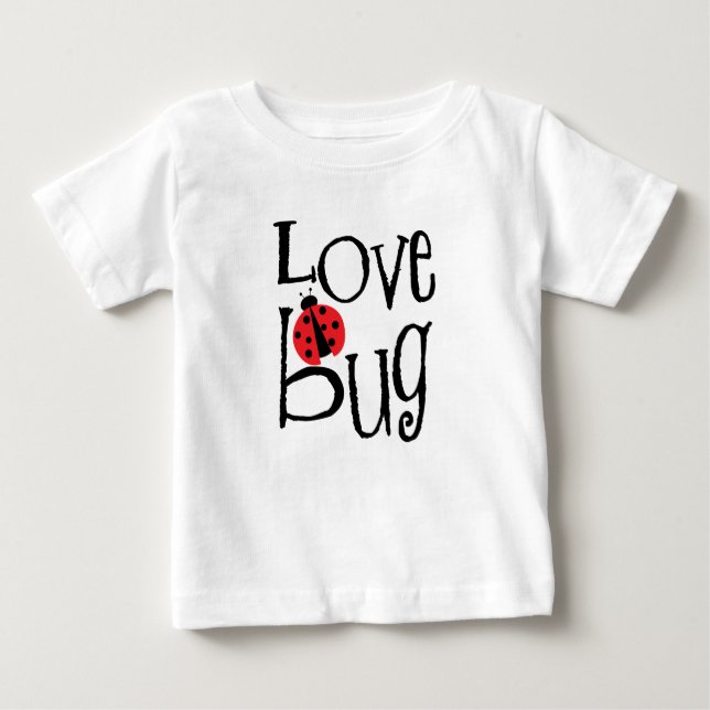 Camiseta Para Bebê Inseto de amor (Frente)
