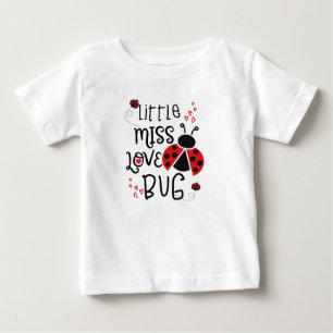 Camiseta Para Bebê Inseto de amor de Miss