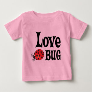 Camiseta Para Bebê Inseto de amor - Ladybug