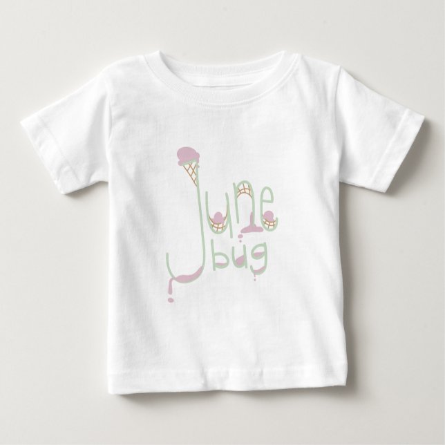 Camiseta Para Bebê Inseto de junho (Frente)