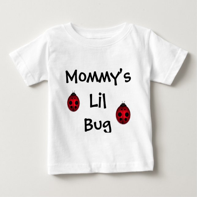 Camiseta Para Bebê Inseto Lil mamãe (Frente)