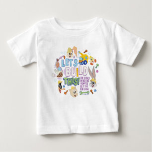 Camiseta Para Bebê INSETOS BUNNY BUILDERS™  Desenho "Construir Este V