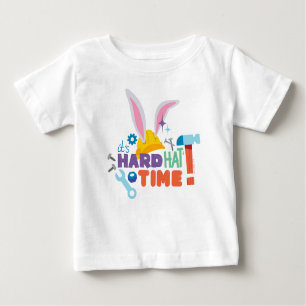 Camiseta Para Bebê INSETOS BUNNY BUILDERS™  É o Duro Hat Time