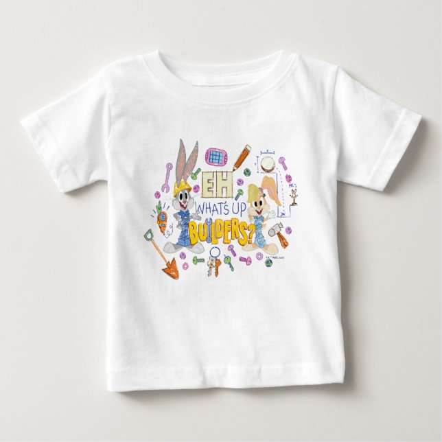 Camiseta Para Bebê INSETOS BUNNY BUILDERS™| Eh, o que há sobre constr (Frente)