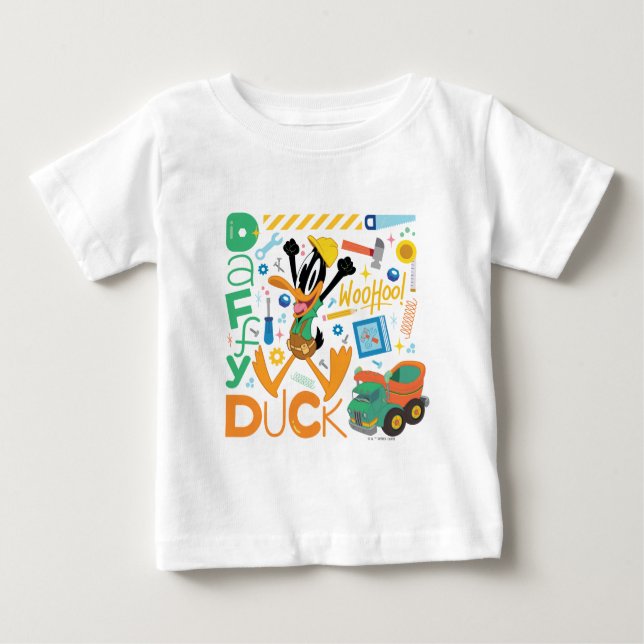 Camiseta Para Bebê INSETOS BUNNY BUILDERS™| Ferramentas de trabalho d (Frente)
