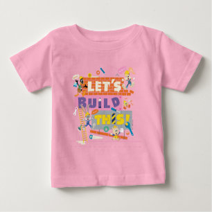 Camiseta Para Bebê INSETOS BUNNY BUILDERS™  Site de trabalho "Constru