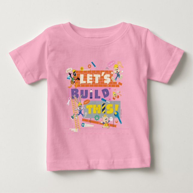 Camiseta Para Bebê INSETOS BUNNY BUILDERS™| Site de trabalho "Constru (Frente)