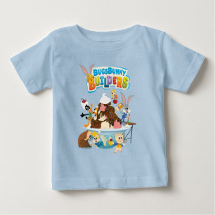 Camiseta Para Bebê INSETOS BUNNY BUILDERS™ Sorvete Looney Builders