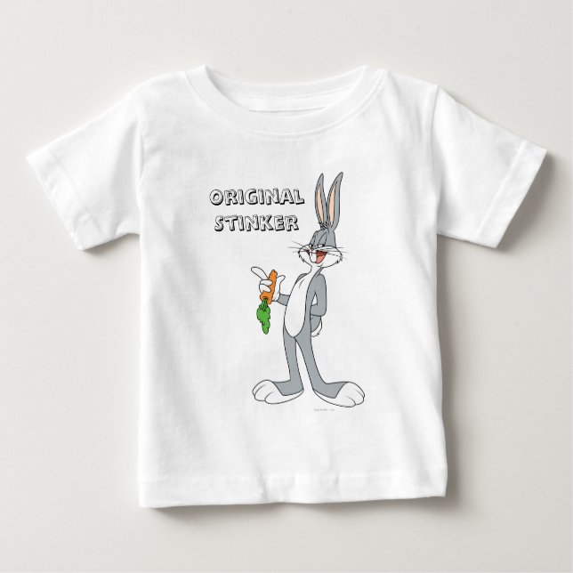 Camiseta Para Bebê INSETOS BUNNY™ com Cenoura (Frente)