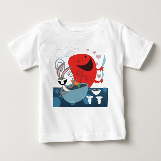 Camiseta Para Bebê INSETOS BUNNY™ & Gossamer Whimsical Medium Prep (Frente)