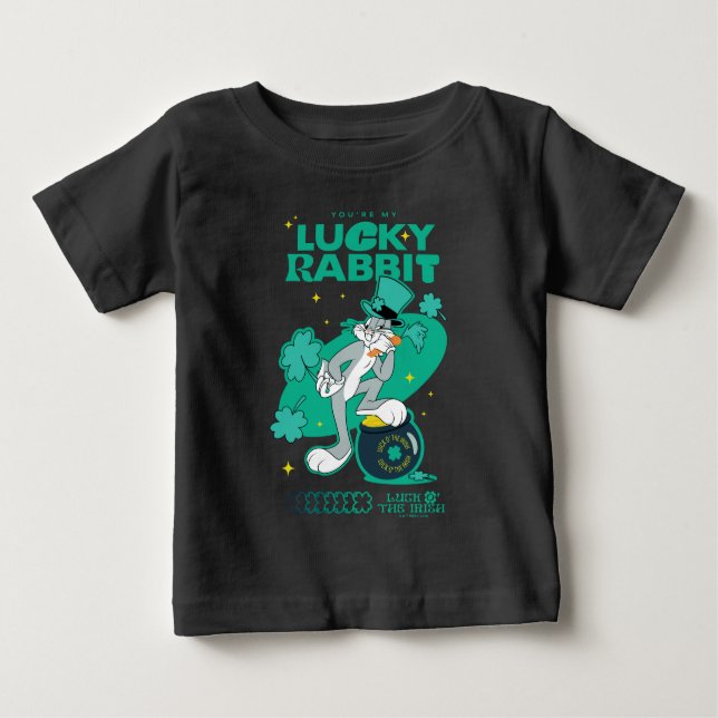 Camiseta Para Bebê INSETOS BUNNY™ Rabbit sorte (Frente)