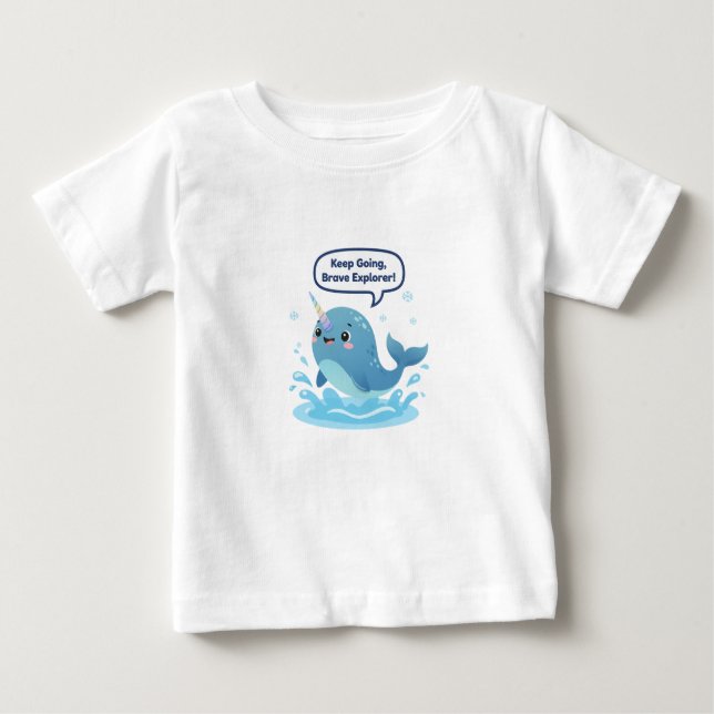 Camiseta Para Bebê Inspiring Gift for Kids Animal Lovers  (Frente)