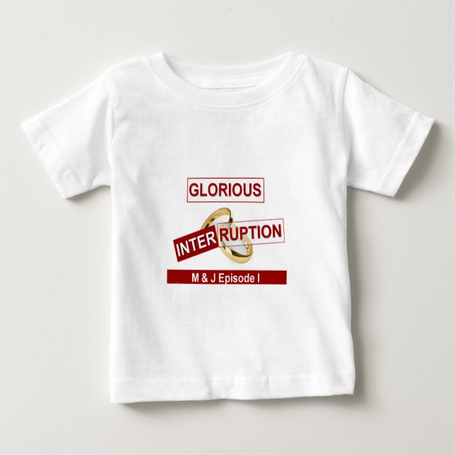 Camiseta Para Bebê Interrupção Gloriosa: Um Ouro Começando (Frente)