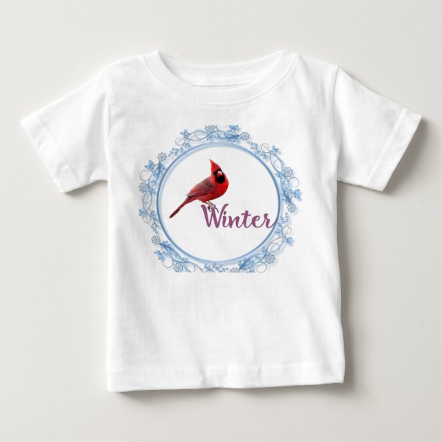 Camiseta Para Bebê Inverno (Frente)