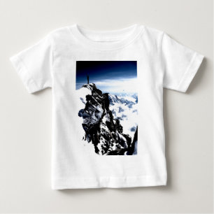 Camiseta Para Bebê Inverno da neve do alpinismo