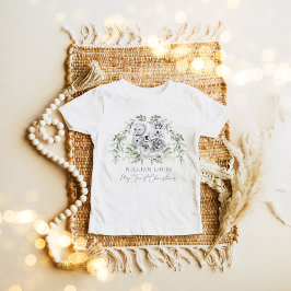 Camiseta Para Bebê Inverno Wonderland Árticos Baby 1rua Natal