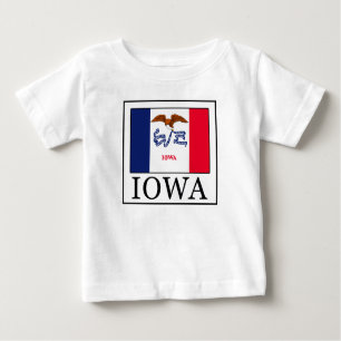 Camiseta Para Bebê Iowa