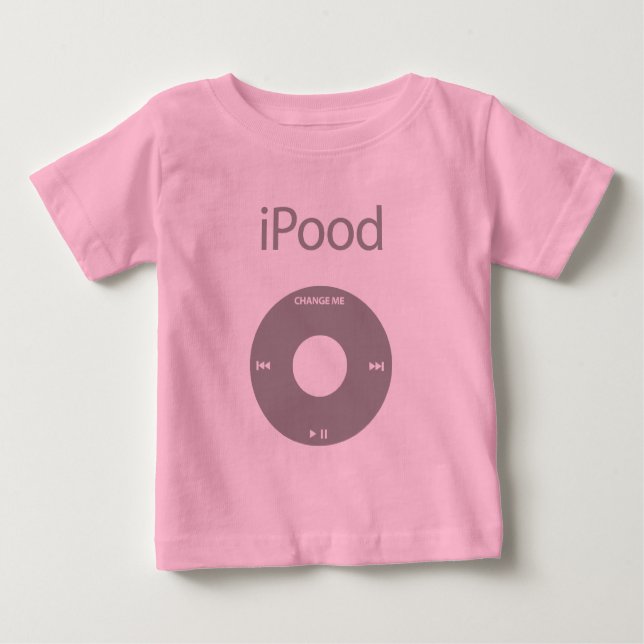 Camiseta Para Bebê iPood (Frente)