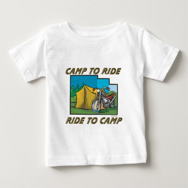 Camiseta Para Bebê Ir para o Campo (Frente)