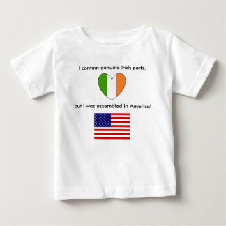 Camiseta Para Bebê Irish American Baby
