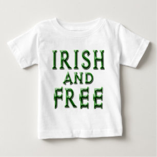 Camiseta Para Bebê IRISH e GRATUITO para Ruas.