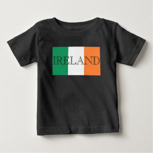 Camiseta Para Bebê Irish Flag Ireland