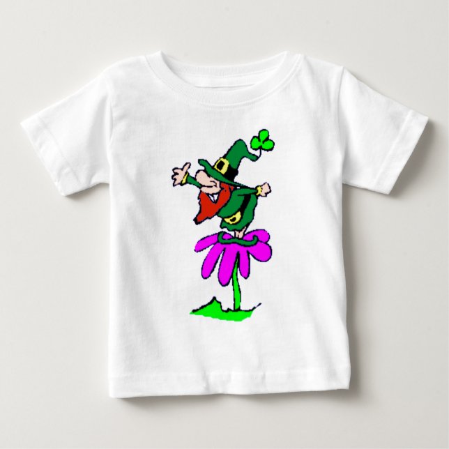 Camiseta Para Bebê Irish Leprechaun (Frente)