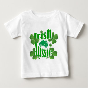 Camiseta Para Bebê Irlandês Aussie