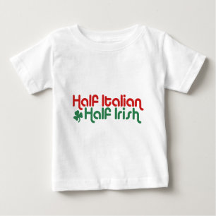 Camiseta Para Bebê Irlandês italiano