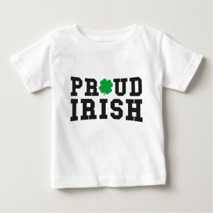 Camiseta Para Bebê Irlandês orgulhoso