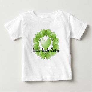 Camiseta Para Bebê Irlandês pequeno Cutie - design do dia de St