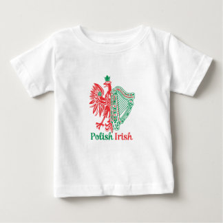 Camiseta Para Bebê Irlandês polonês