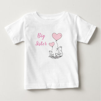 Camiseta Para Bebê Irmã Grande
