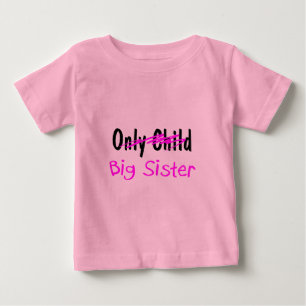 Camiseta Para Bebê Irmã Grande