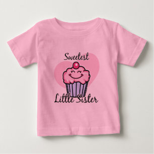 Camiseta Para Bebê Irmã Mais Doce