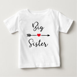 Camiseta Para Bebê Irmã Mais Velha ~ Designs da Irmã
