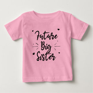 Camiseta Para Bebê Irmã mais velha do futuro