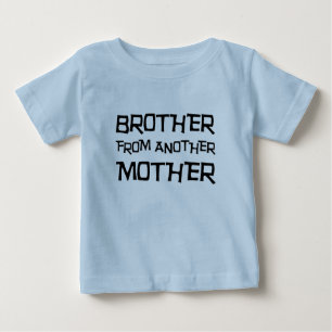 Camiseta Para Bebê Irmão De Outra Mãe