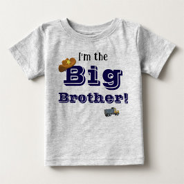 Camiseta Para Bebê Irmão Mais Velho