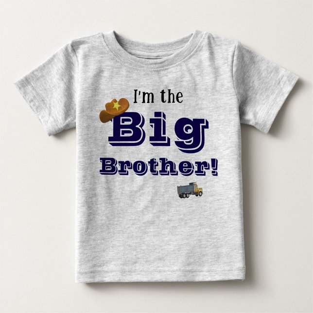 Camiseta Para Bebê Irmão Mais Velho (Criador carregado)