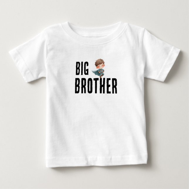 Camiseta Para Bebê Irmão Mais Velho (Frente)