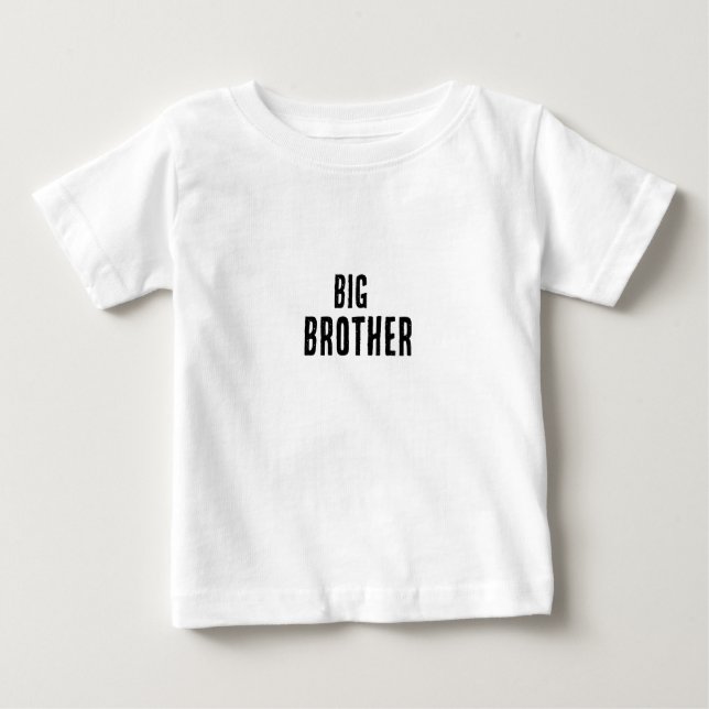 Camiseta Para Bebê Irmão Mais Velho (Frente)