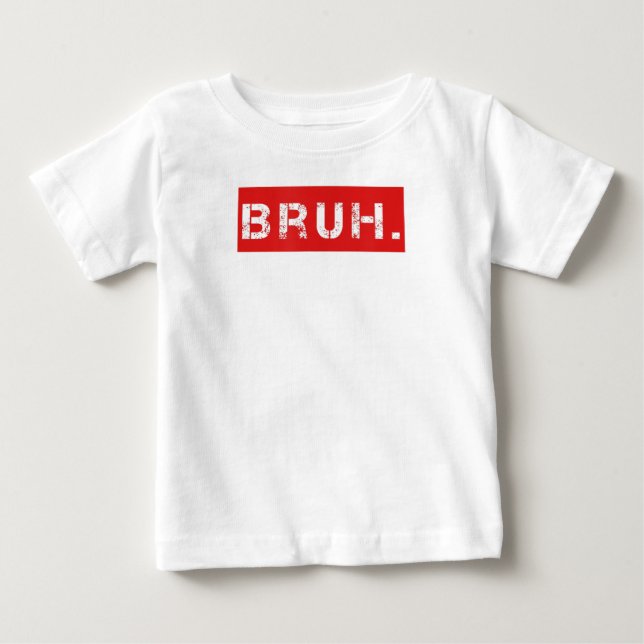Camiseta Para Bebê Irmão, piada engraçada de meme, presente de saudaç (Frente)