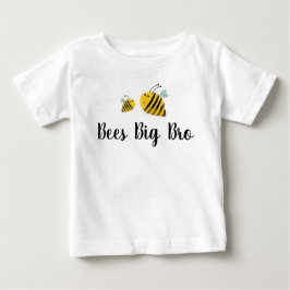 Camiseta Para Bebê Irmãos Mais Velhos Abelha Bumble Bee